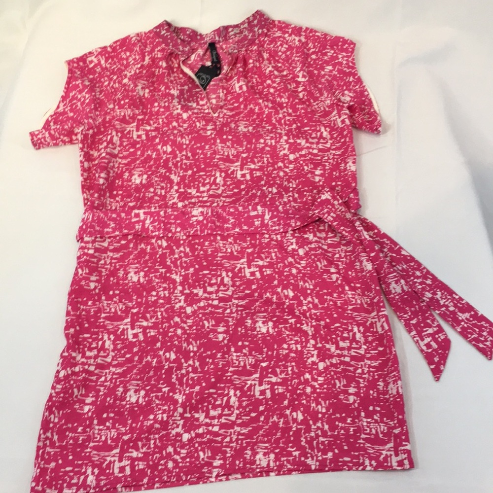 Pink Hot Sake Tunic Dress